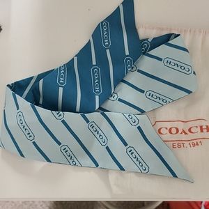Coach hair scarf